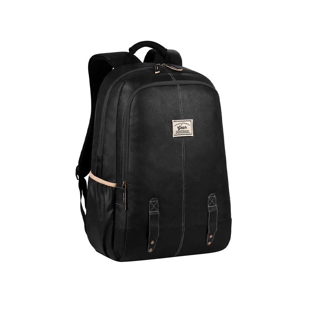 Gear Classic Faux Anti-Theft Leather 20L Laptop Backpack