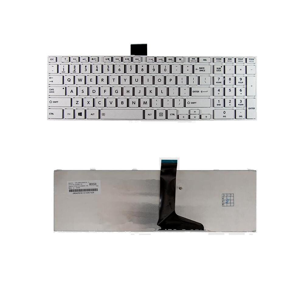 TOSHIBA L850 C850 W/Panel White keyboard replacement